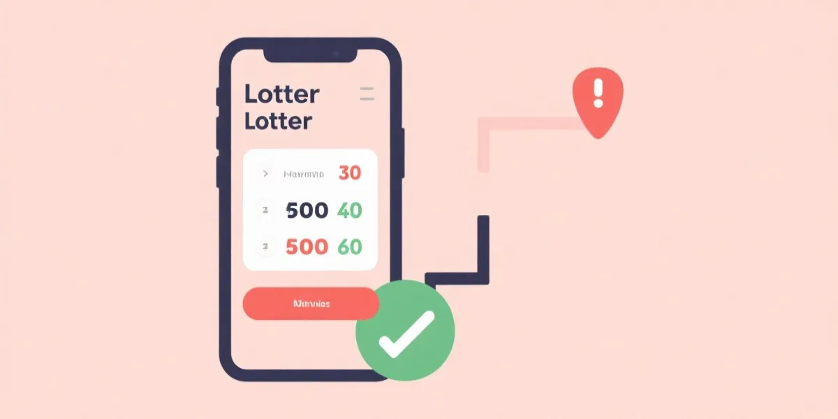 开奖数据与通知示意图