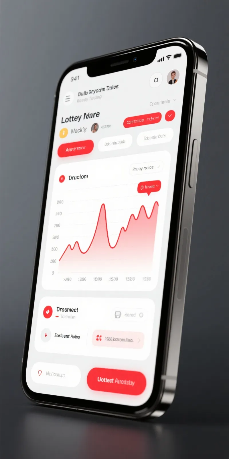 Official Lottery App Interface