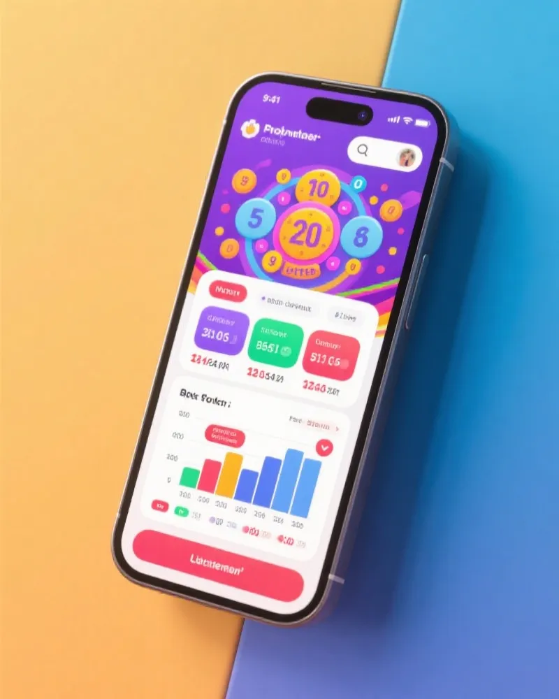 彩票网 APP 界面展示