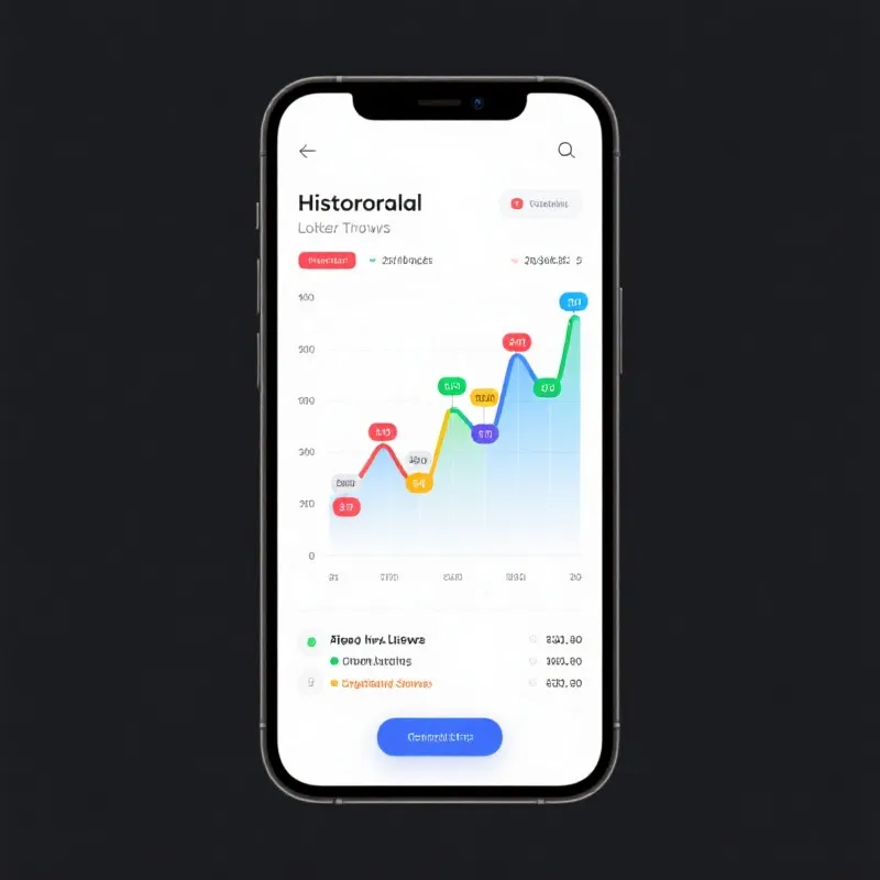 彩票数据走势图表界面