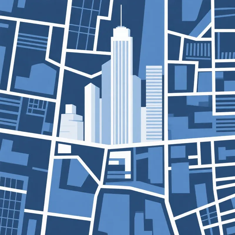 公司地理位置示意图